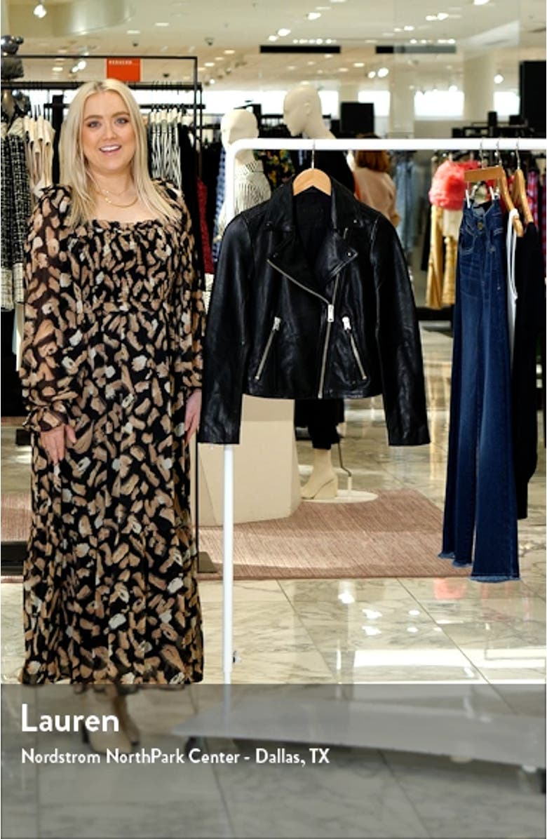 Dalby Leather Biker Jacket, sales video thumbnail