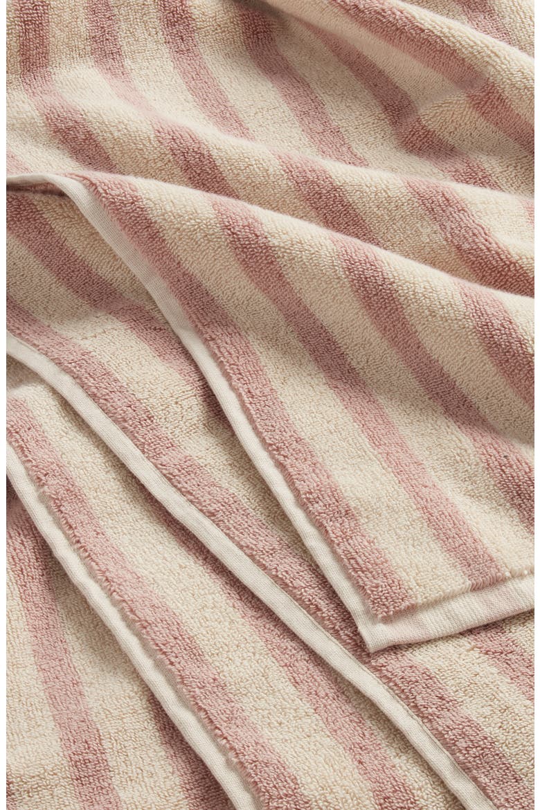 Hydrocotton Stripe Bath Towel, Alternate, color, BEIGE OATMEAL MULTI