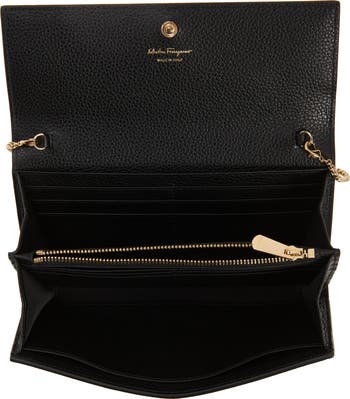 FERRAGAMO Gancini Soft Wallet on Chain | Nordstrom