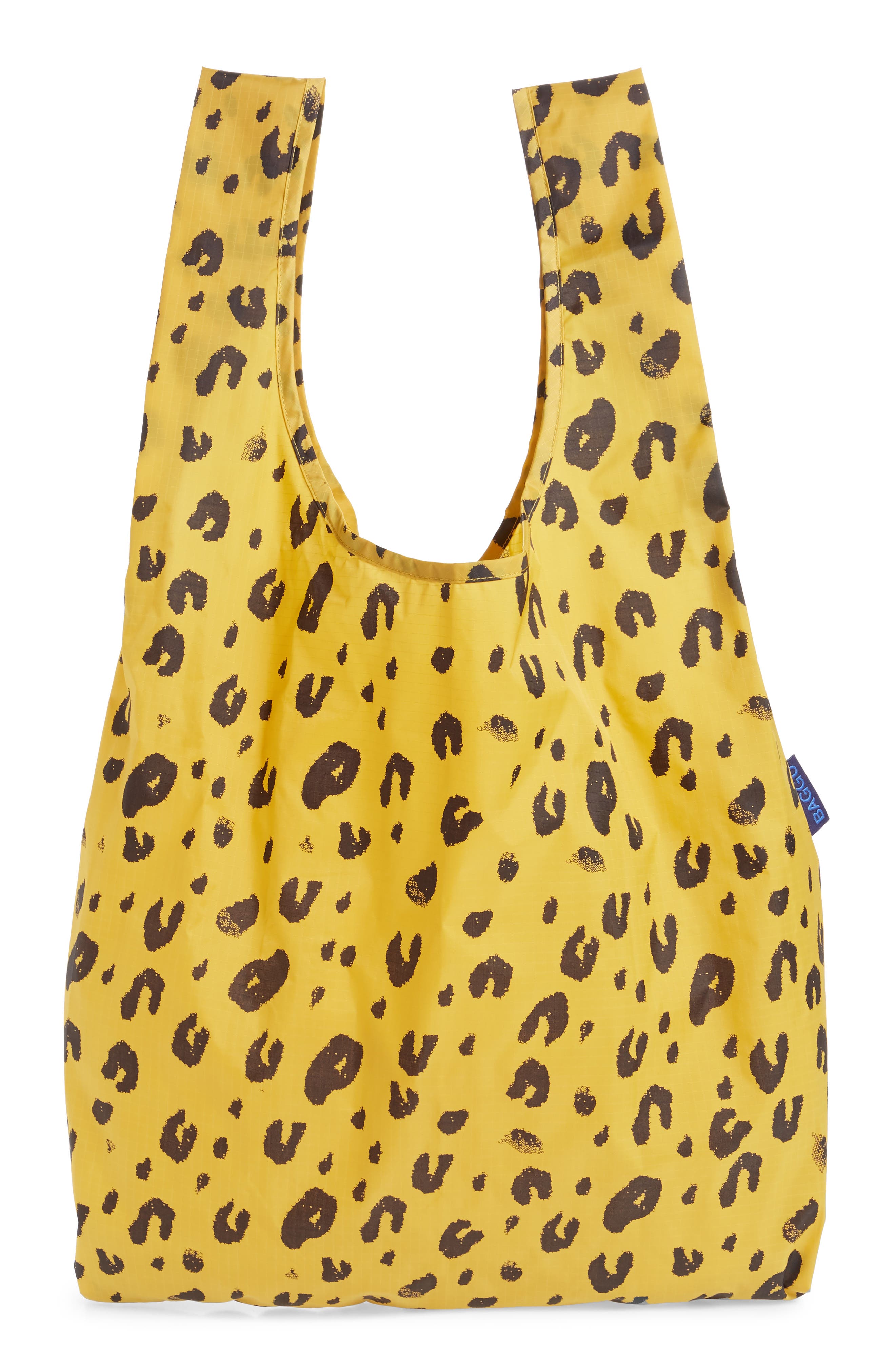 Baggu® Standard Baggu Printed Ripstop Nylon Tote, Main, color, LEOPARD