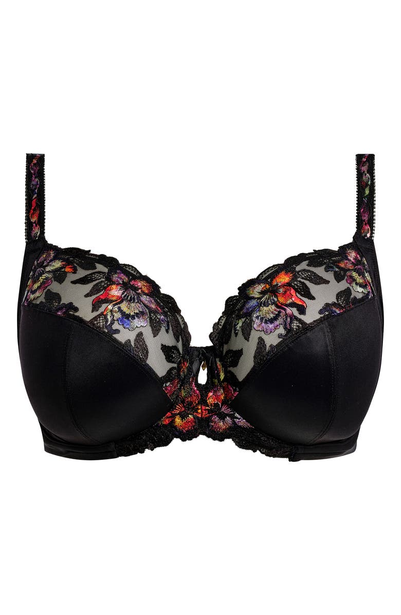 Fantasie Magdalena Underwire Side Support Bra, Alternate, color, Noir