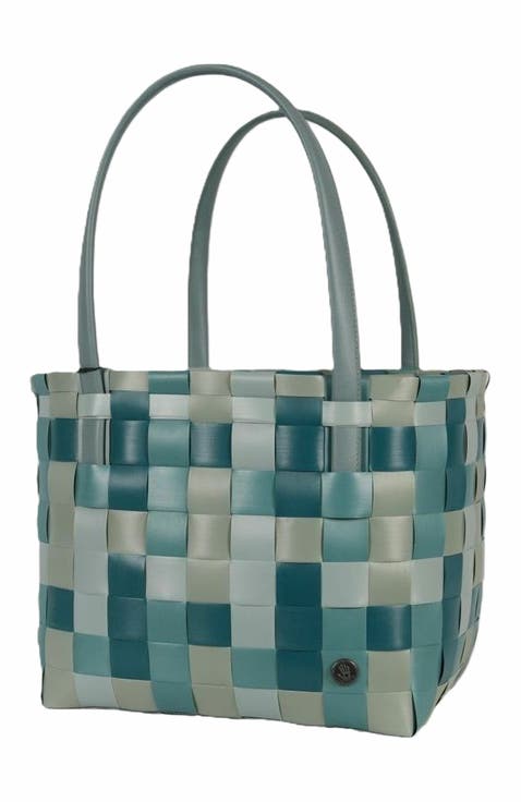 Color Block Recycled Tote Bag