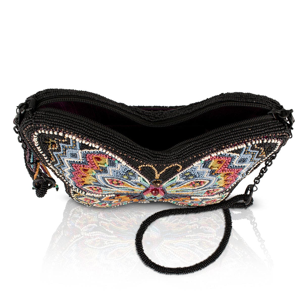 Indie Butterfly Handbag, Alternate, color, Black