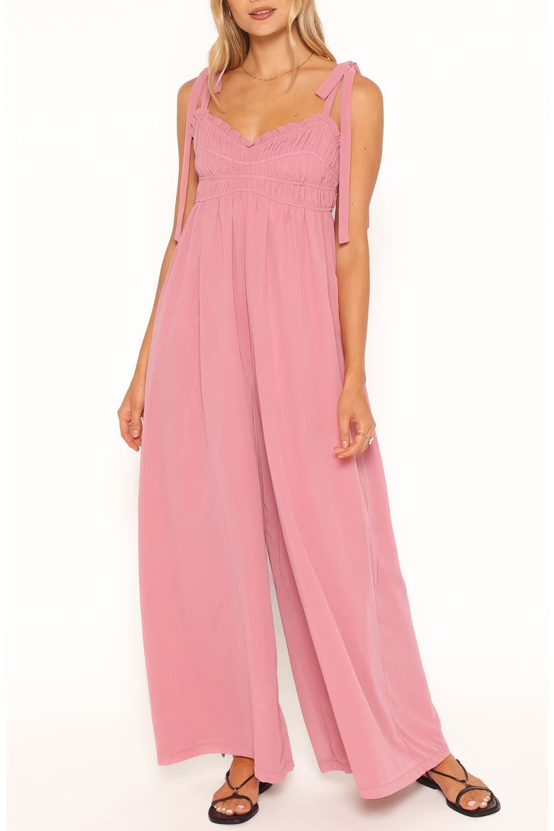 Andie Tie Jumpsuit, Main, color, ROSE PINK