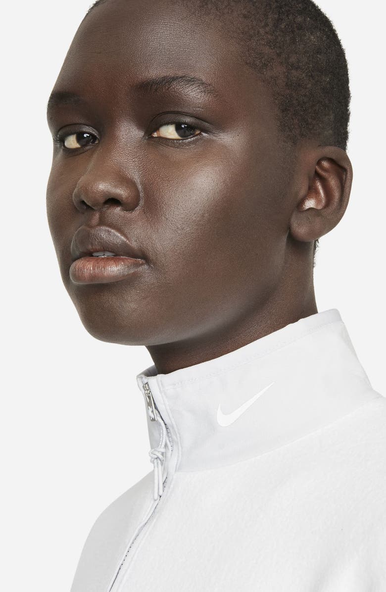 Nike ThermaFIT Victory Half-Zip Golf Top, Alternate, color, White/ Photon Dust/ White