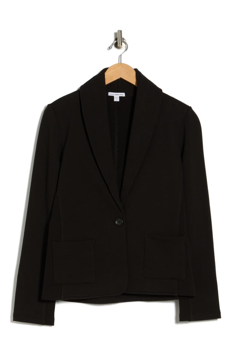 Shawl Collar Blazer, Alternate, color, BLACK