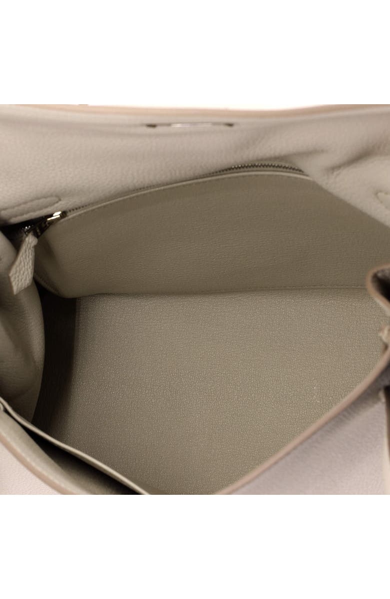 Pre-Owned Hermes Kelly Handbag Light Togo with Palladium Hardware 28, Alternate, color, Beton