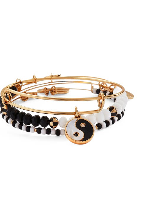 Yin Yang Bangle Bracelet Set Of 3
