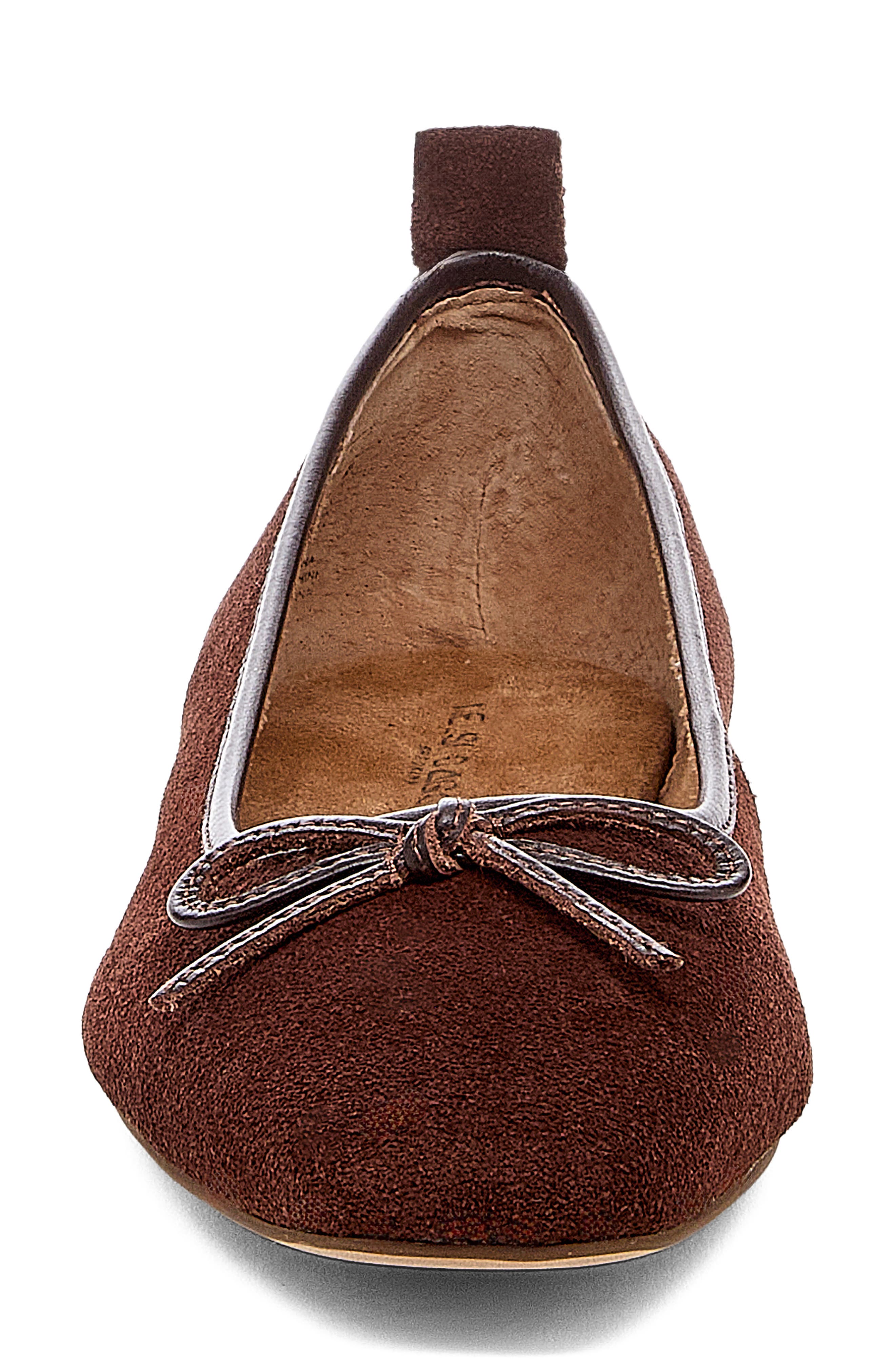 Frankie Ballet Flat, Alternate, color, WARM BROWN