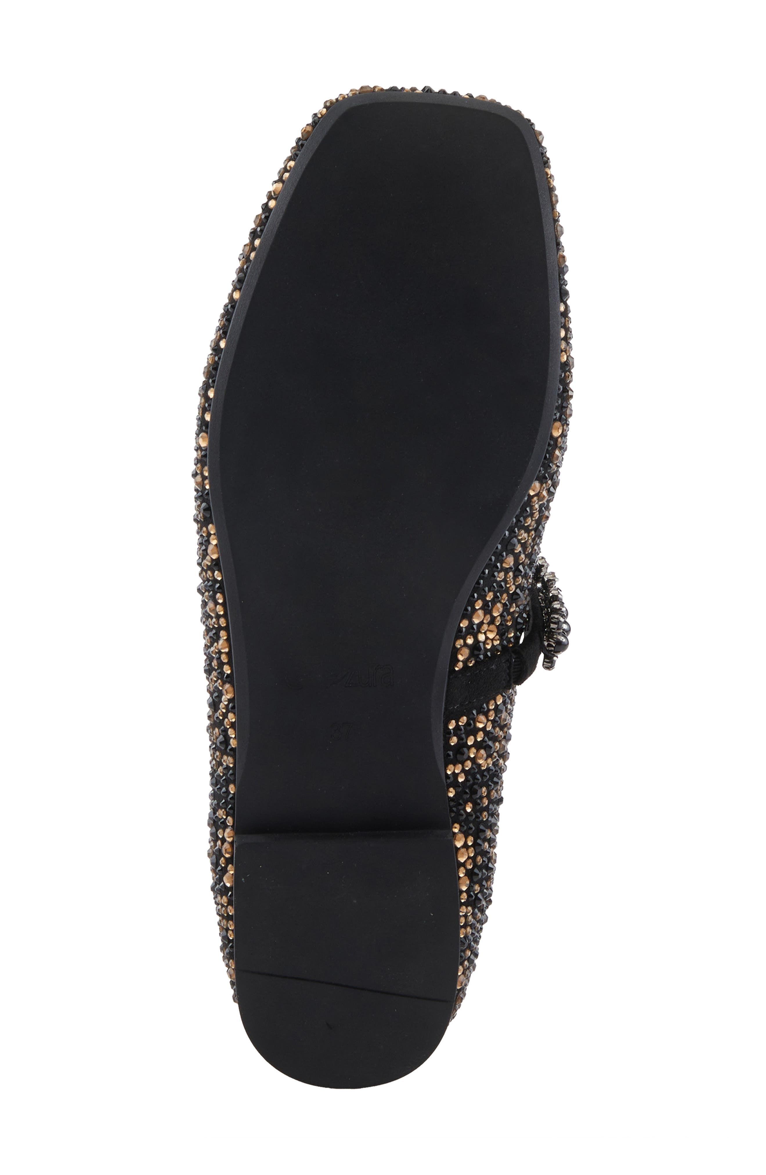 AZURA BY SPRING STEP Kailyn Mary Jane Flat, Alternate, color, Black Multi