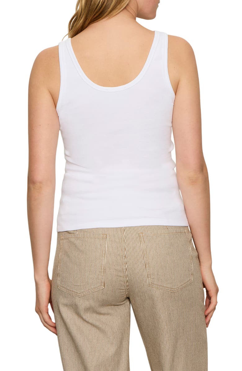 Sanctuary Goto Lace-Up Tank, Alternate, color, White