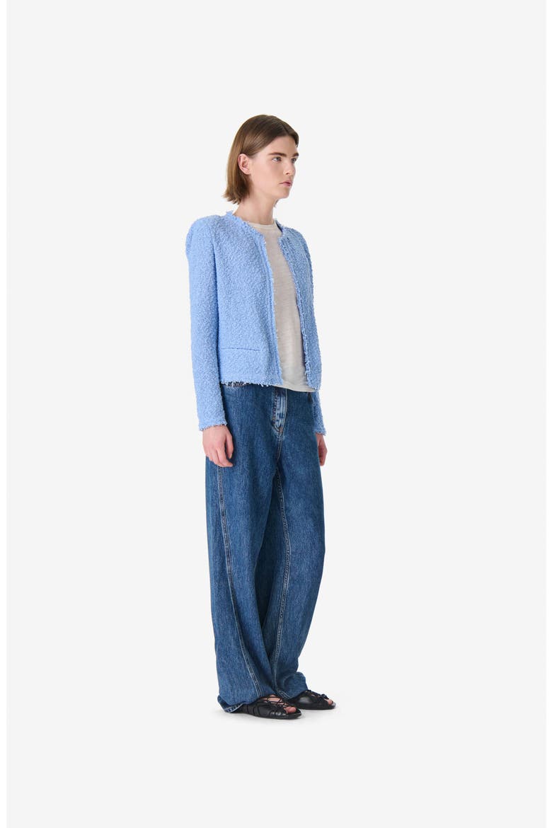 Shavani Classic Fringed Jacket, Alternate, color, Azur Blue