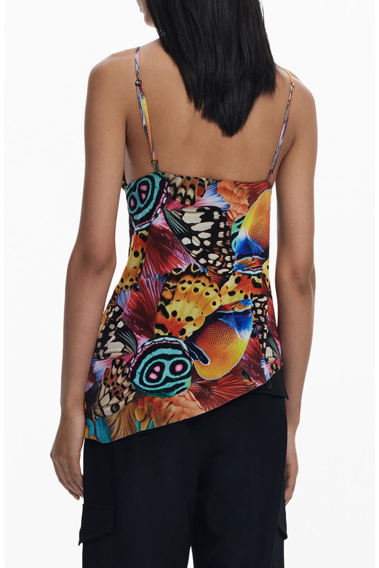 Ruffle Camisole, Alternate, color, BLACK
