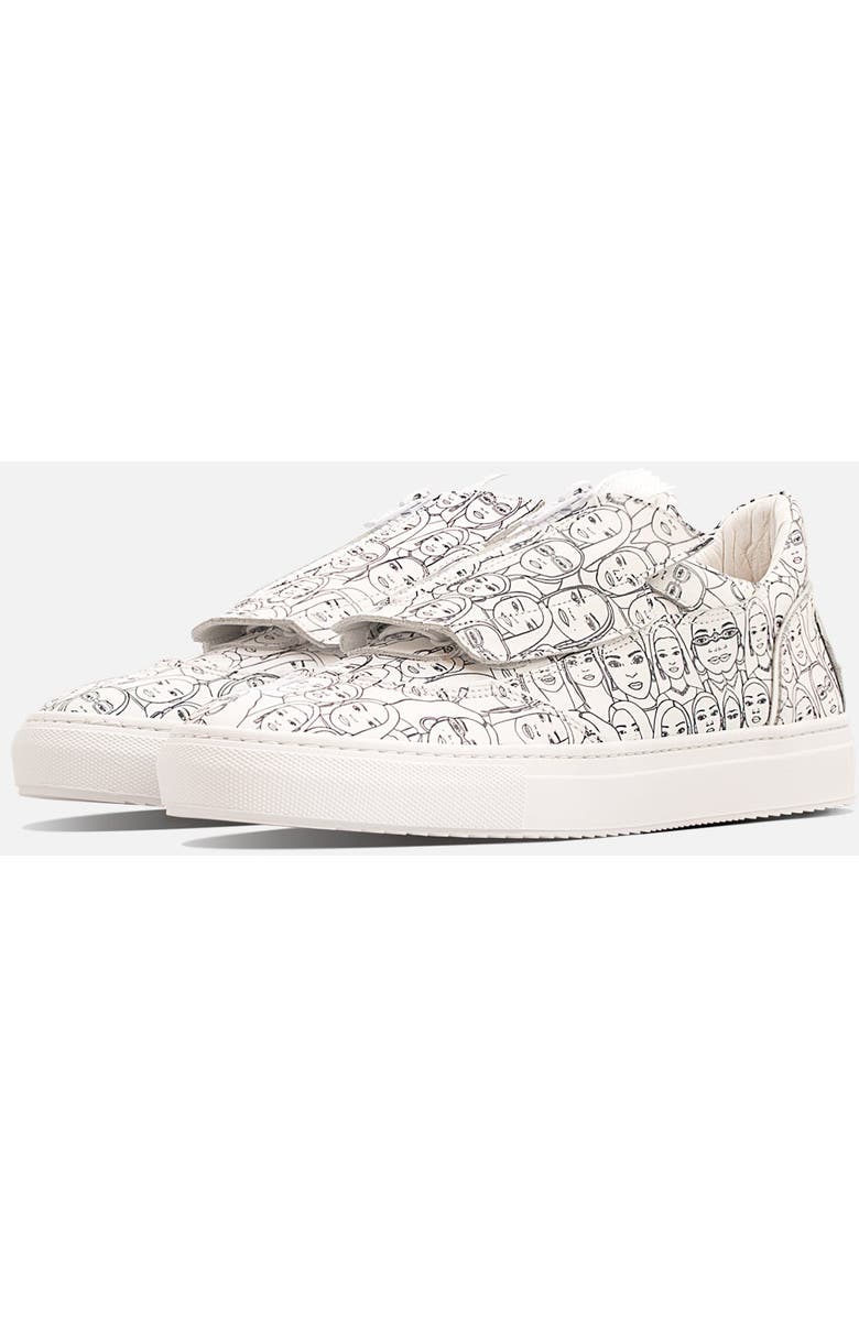 Fini Bold "TyFini" Sneaker - Unisex, Alternate, color, White