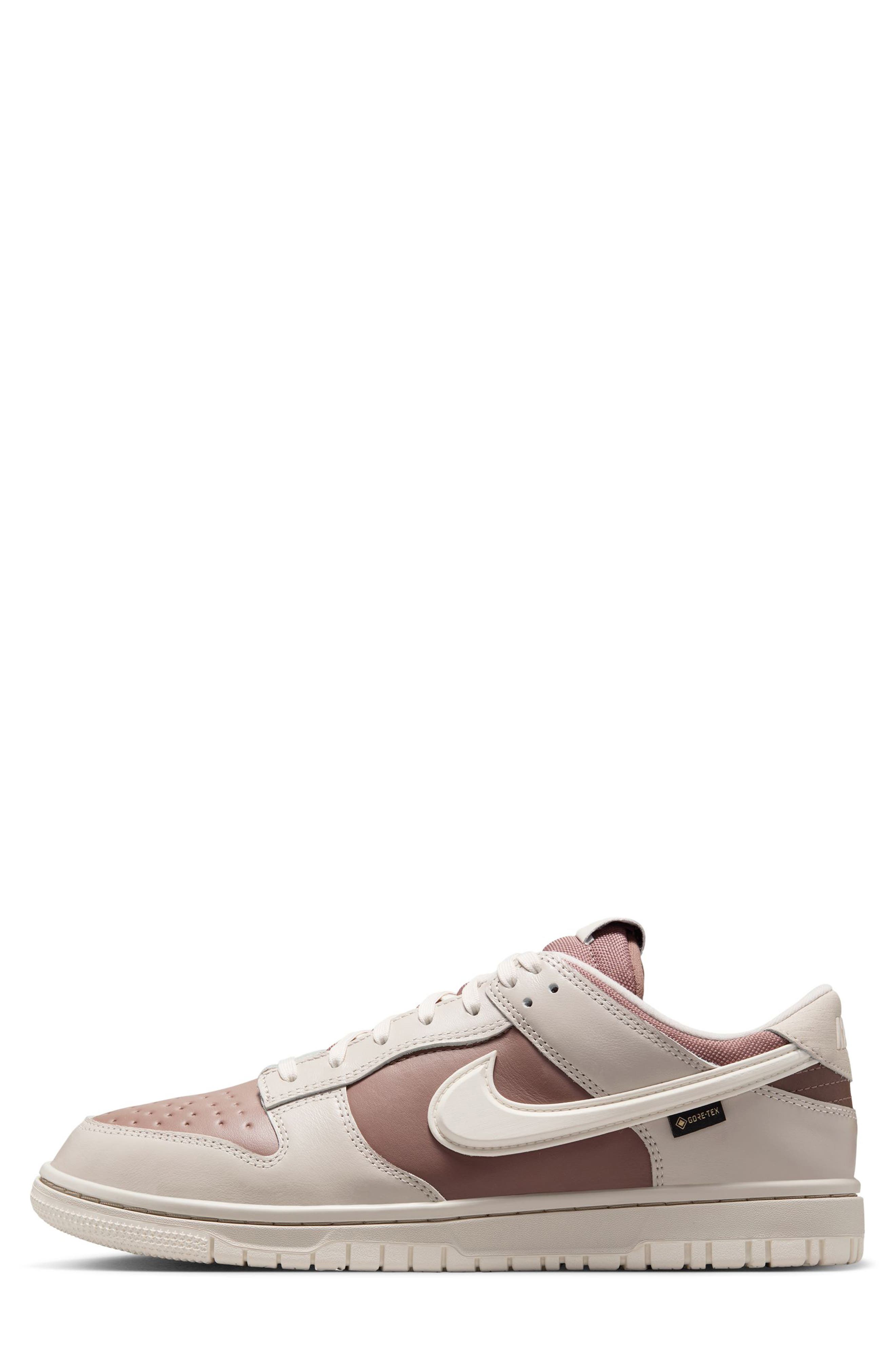 Nike Dunk Low Gore-Tex<sup>®</sup> Waterproof Basketball Sneaker, Alternate, color, Light Bone/ Sail