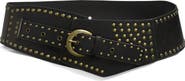 BP. Angular Studded Faux Leather Belt
