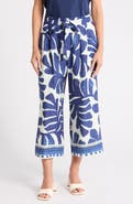 DR2 by Daniel Rainn Placement Print Wide Leg Pants