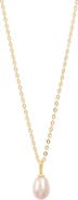 Nordstrom Demi Fine Freshwater Pearl Pendant Necklace