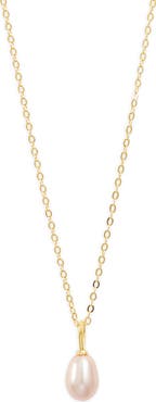 Nordstrom Demi Fine Freshwater Pearl Pendant Necklace