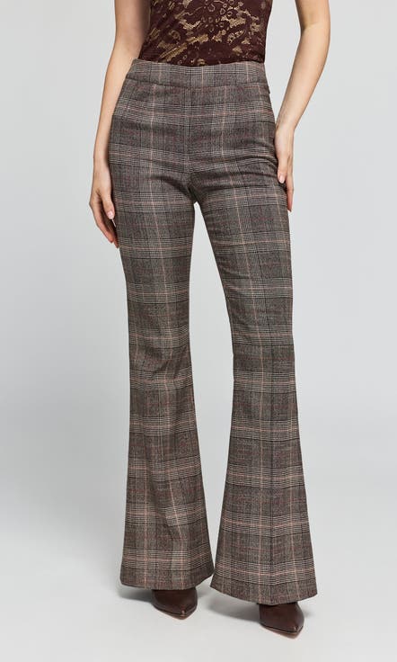 Elise Glen Plaid Suiting Pants