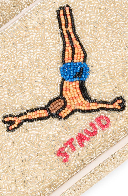 STAUD STAUD TOMMY BEADED SHOULDER BAG 