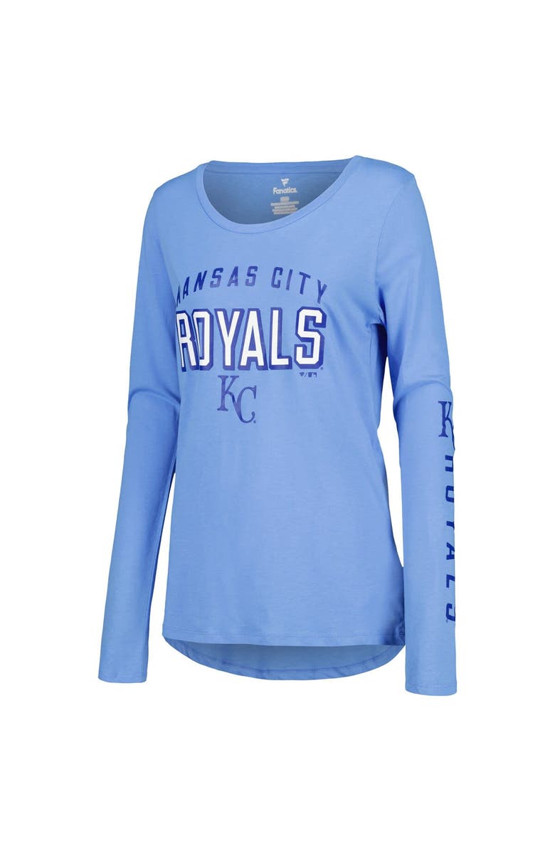FANATICS Women's Fanatics Branded Light Blue/Royal Kansas City Royals T-Shirt Combo Pack, Alternate, color, 