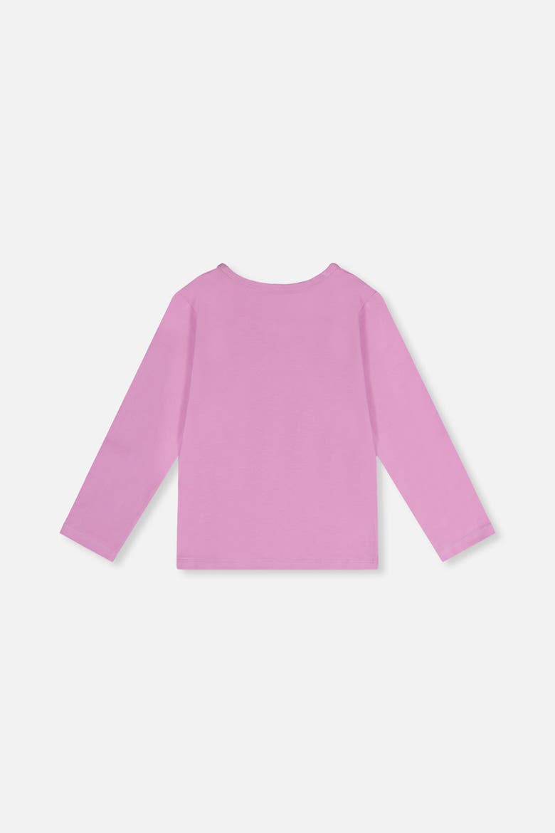 Organic Cotton Sequined Cloud Jersey T-Shirt, Alternate, color, Violet