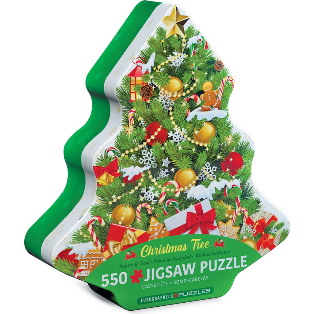 Eurographics Puzzle Tin Christmas Tree 550 Piece Jigsaw in Multicolored  product