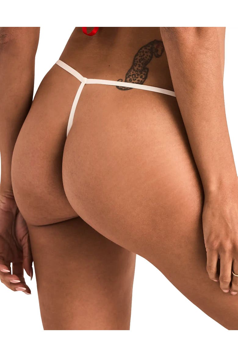 Bryce G-String Panties, Alternate, color, Light white