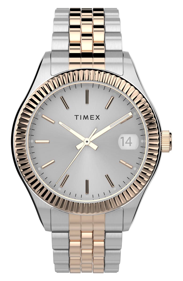Timex<sup>®</sup> Waterbury Legacy Bracelet Watch, 34mm, Main, color,