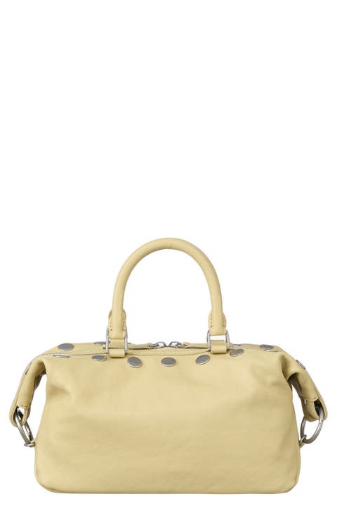 Dumpling Stud Mini Leather Handbag