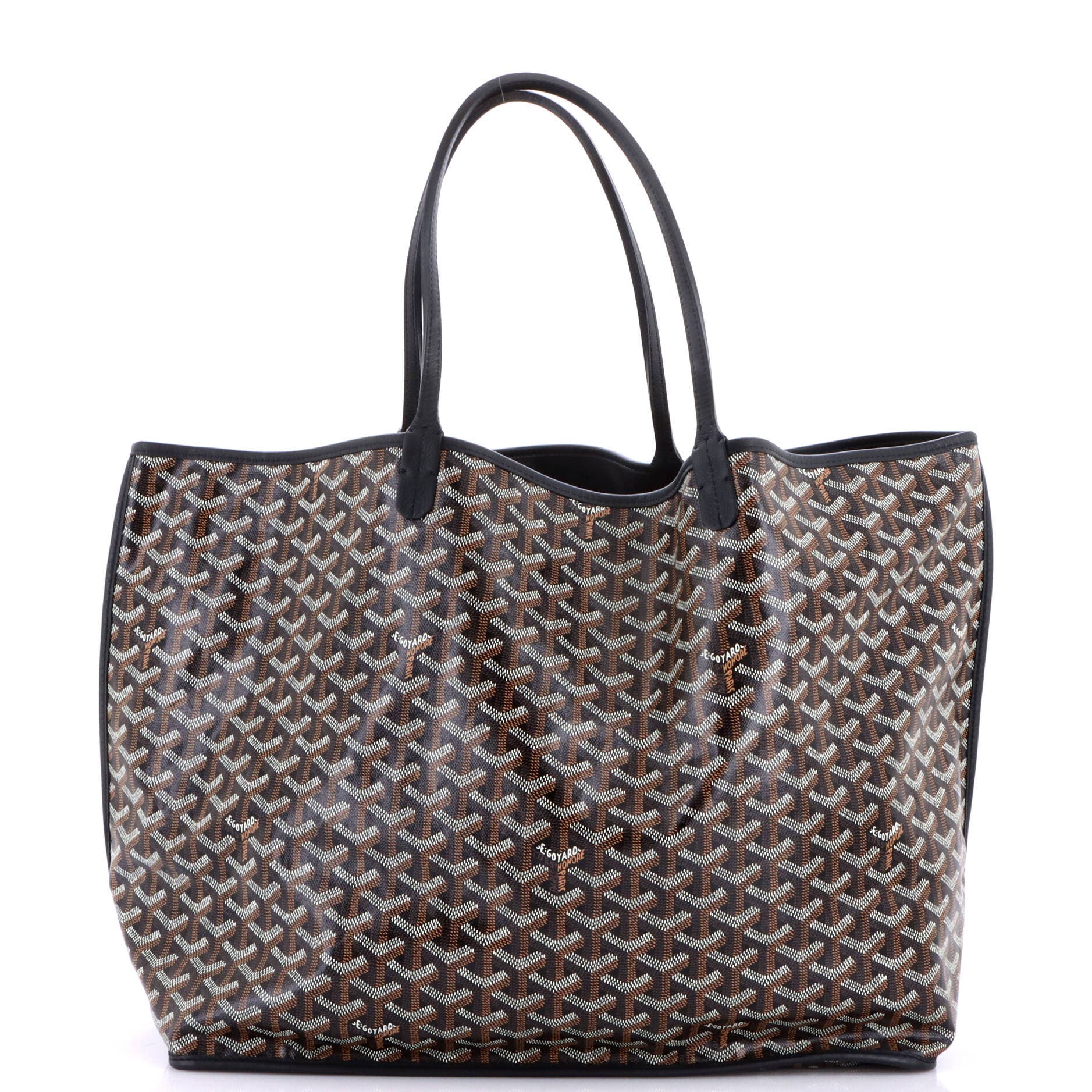 Anjou Reversible Tote Coated Canvas GM, Main, color, Black
