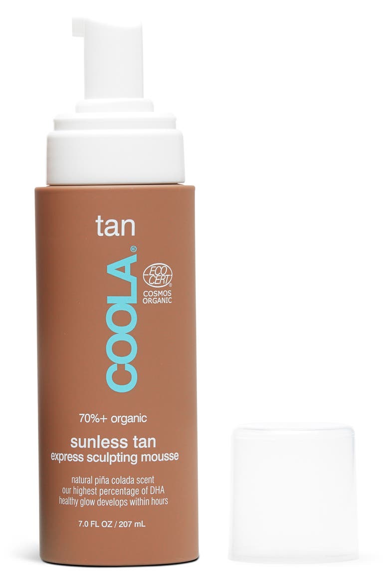 Suncare Sunless Tan Sculpting Mousse, Main, color, NO COLOR
