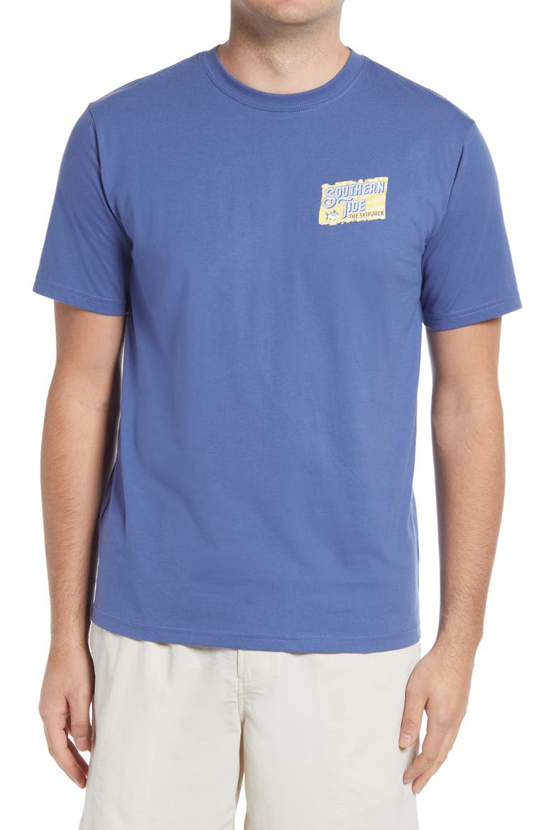 SJ Rays Graphic Tee, Main, color, OCEAN CHANNEL