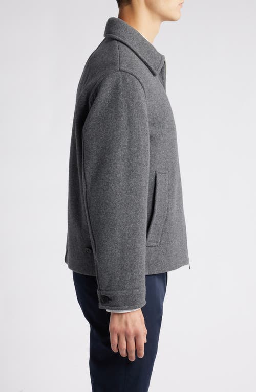 Theory Milo Loft Wool Blend Jacket In Gray