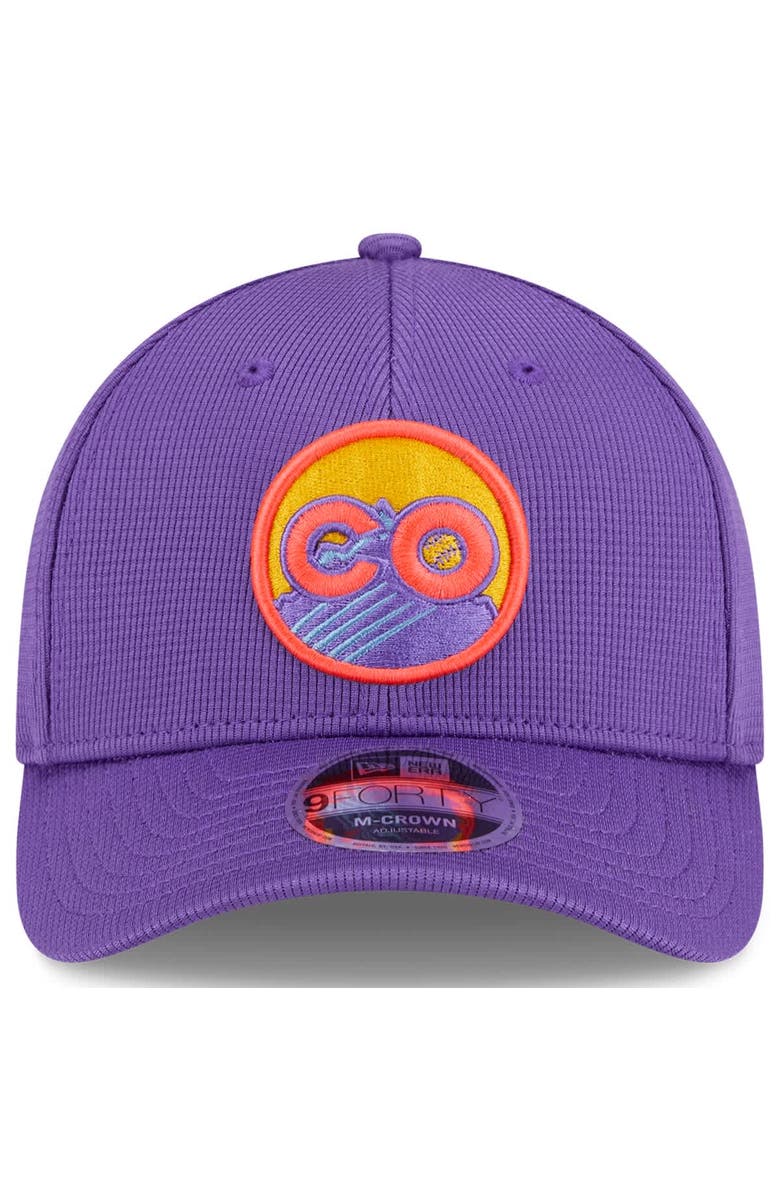 New Era Men's New Era Purple Colorado Rockies 2025 City Connect Batting Practice 9FORTY Adjustable Hat, Alternate, color, Purple