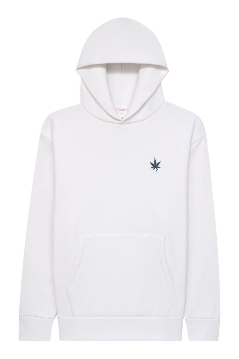 Fleece Hoodie, Main, color, White