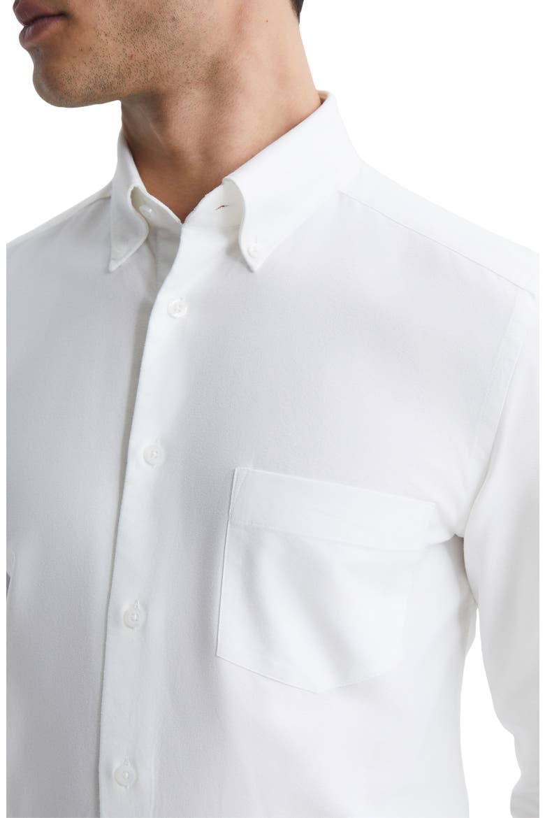 Greenwich Slim Fit Button-Down Shirt, Alternate, color, WHITE