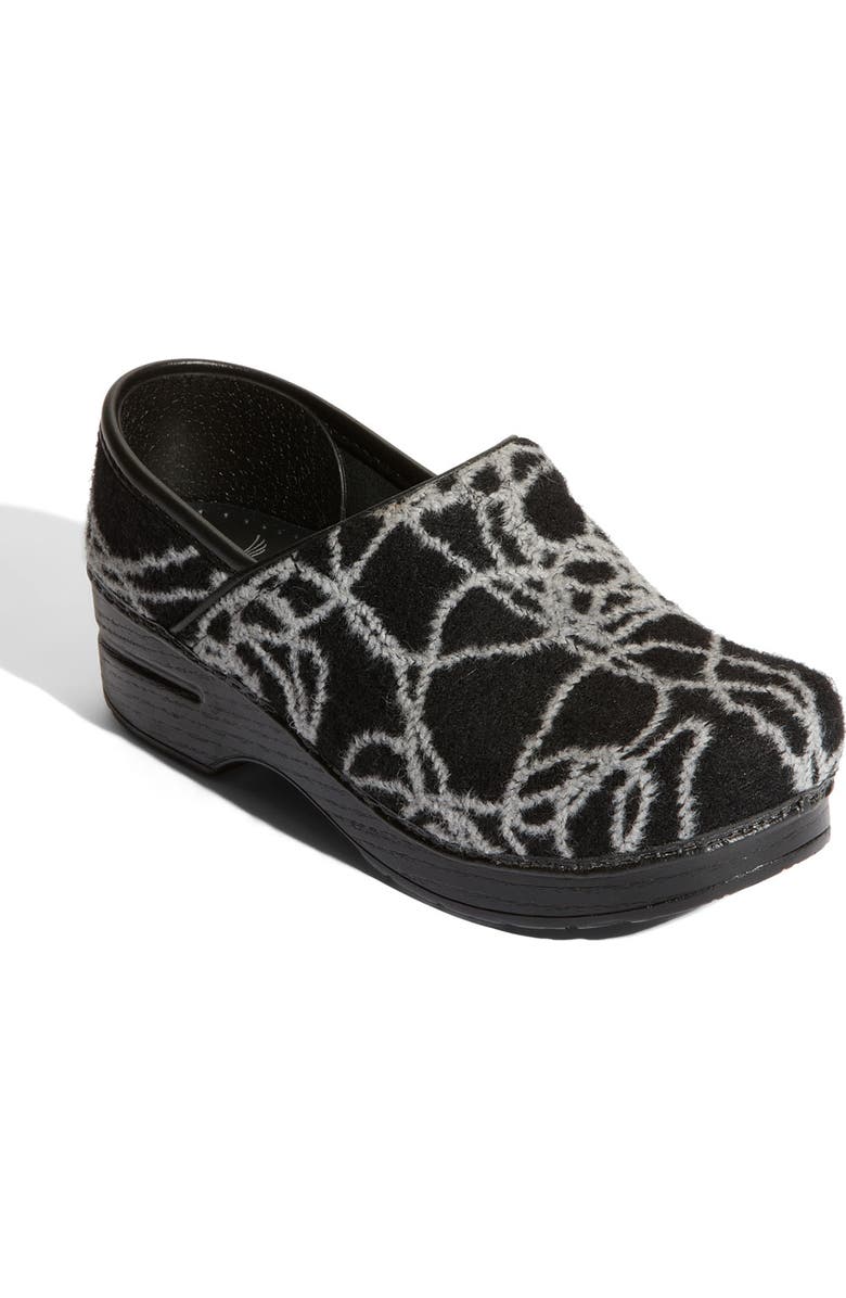 Dansko 'Professional - Felt Swirl' Clog, Main, color,