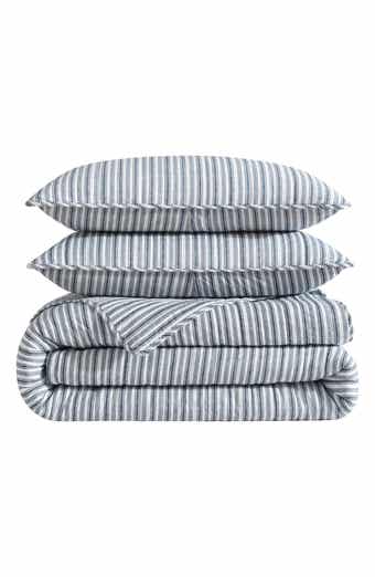 Nautica Coleridge Stripe King Quilt Set