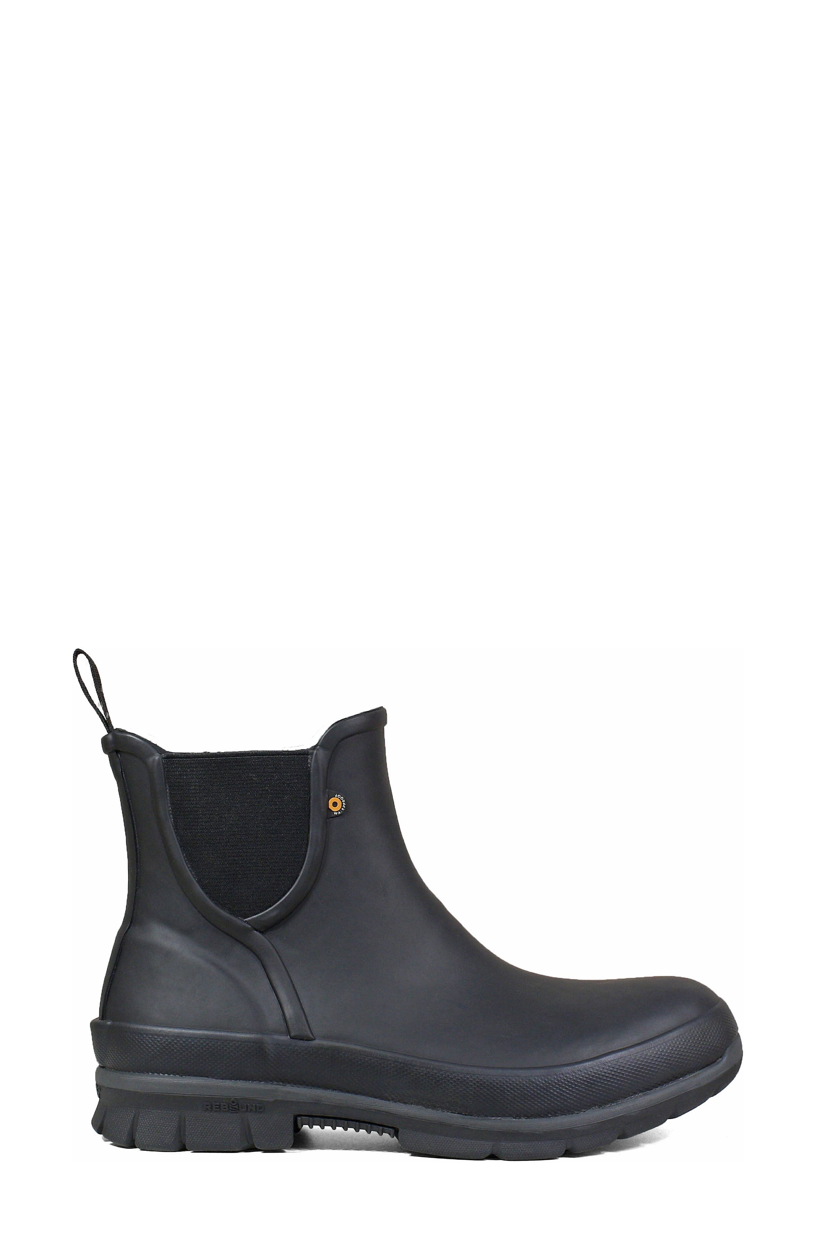 Amanda Plush Waterproof Slip-On Boot, Alternate, color, BLACK