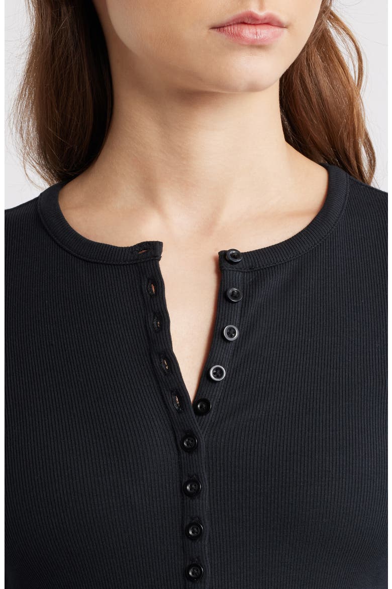 The Rib Splay Stretch Modal Cardigan, Alternate, color, BLACK