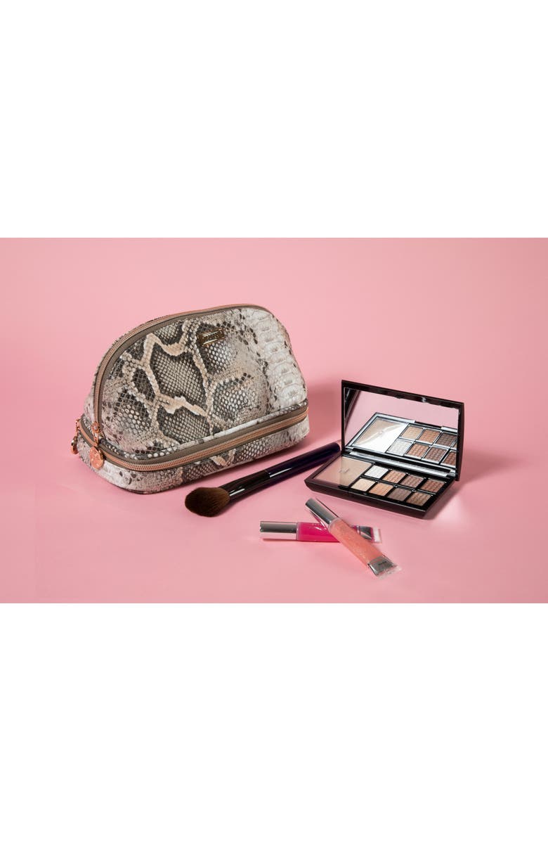 Stephanie Johnson Java Coffee Naomi Makeup Organizer Bag, Alternate, color, 