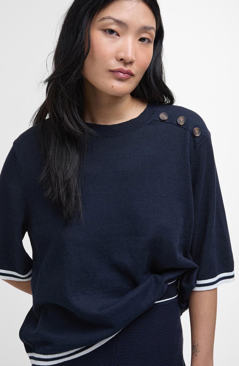 Barbour Genevieve Sweater, Alternate, color, Dark Navy