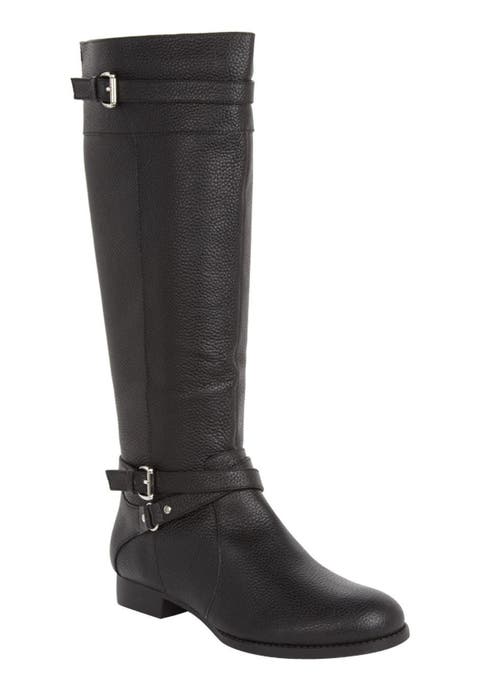 The Janis Tall Regular Calf Leather Boot (Wide Widths Available)