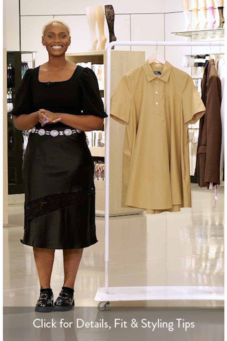 Cotton Trapeze Shirtdress video