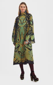 La DoubleJ Magnifico Midi Dress The Nile Placée Black