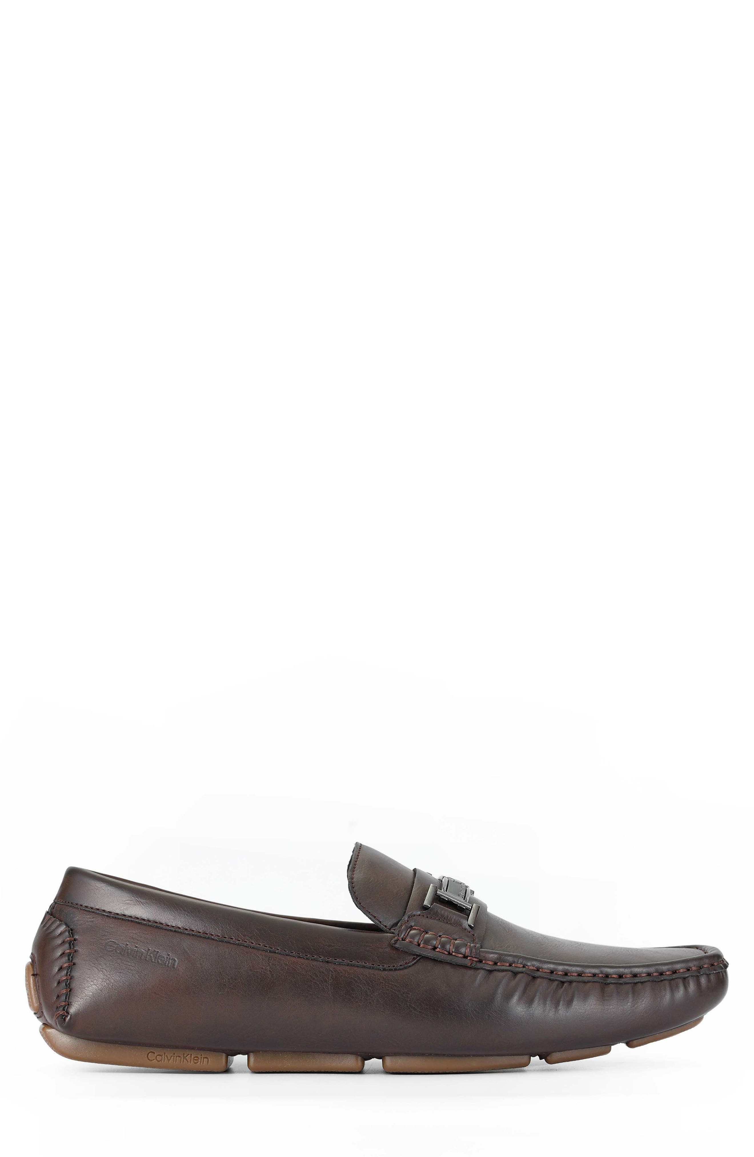 Magnus Bit Leather Driver, Alternate, color, BROWN