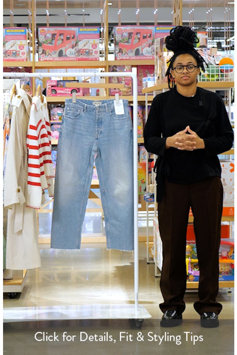 The Darted Barrel Leg Jeans video