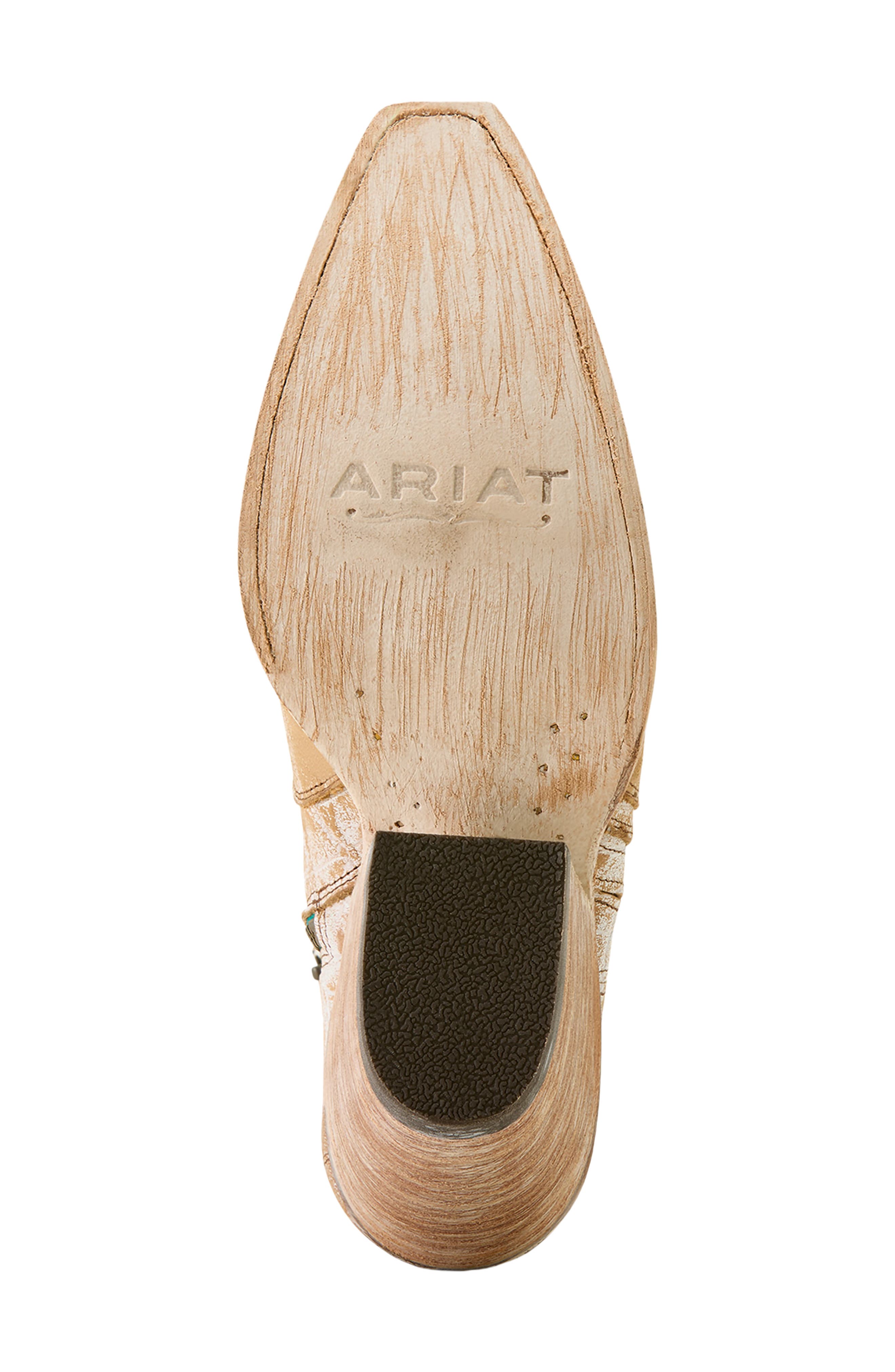 Ariat Jade X Toe Cowyboy Boot, Alternate, color, White